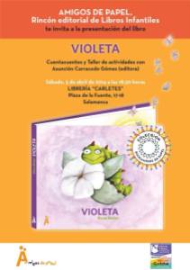 Presentación del libro Violeta en Carletes